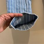 American Eagle  Outfitters Mom Jean Railroad Striped High Rise Ankle Cotton 4 Photo 3