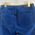 Parker Smith  Skinny Twisted Tuxedo Blue Velvet Step Pants With Stripes Size 29 Photo 9