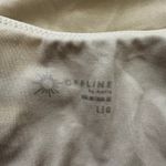 Aerie  Offline cream v-neck athletic tank top size L Photo 4