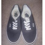 Vans Women's  Gray Low Top Skateboarding Sneakers Shoes 7 Photo 1