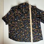 Apt. 9 Chain Accessory Fashion Print Button Down Shirt Size XXL Retro Lightweight Photo 9
