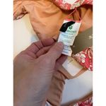 J.Crew Floral Swim Bikini Bottom Mauve Pink Tan Cream Size M NEW Photo 5