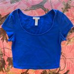 Ambiance Apparel royal blue round neck short sleeve baby tee Photo 0