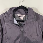 Columbia Women Dark Grey Full Zip Hooded Windbreaker Size M Photo 1