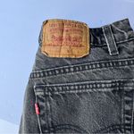 Levi's 550 vintage Tapered Levi’s 1993  women’s wash black jeans size 13M Photo 3