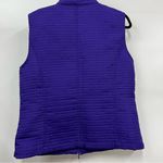 Chico's  3 Vest Woman US purple Full Zip Pockets Lightweight Quilted FLAWED Photo 3