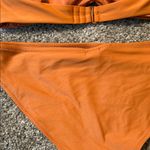 Aerie  Orange Bandeau Bikini Set Photo 2