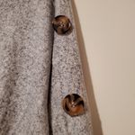 Thyme + Honey Grey Button Accent Side Knot Top 1X Photo 9