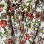 Planet Gold 2/$12 Women’s Plus Orange Floral Print Ruffle Loose Fit Blouse 1X Photo 6