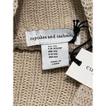 Cupcakes & Cashmere Turtleneck Ribbed Sweater Knit Pullover Tan XS Extra Small Tan Photo 1