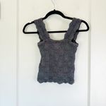 Free People  | Love Letter Cami Stretch Top in Black in‎ size XS/S Photo 4