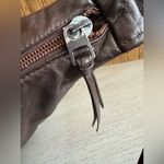 Anne Klein Vintage  for Calderon Brown Leather Hobo Shoulder Bag 90s Retro Chic Photo 9