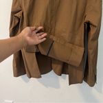 Wall Street Collection Corte Moderno Modern Fit Brown Cotton 2 Button Blazer 6 Photo 5