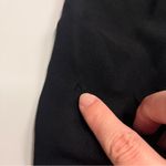 Coldwater Creek Imperfect black blouse large basic top roll tab sleeves minimal Photo 8