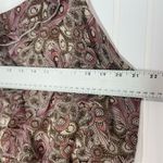 Denim 24/7 Boho Sleeveless Maxi Dress 24W Peacock Feather Print Lined India Pink Photo 2