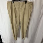 J.Jill Essential Cotton Stretch Khaki Zip Pockets Slim-Straight Pants Plus 24W Photo 3