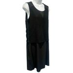 Maison Scotch Black Layered Sleeveless Round Neck Pullover Shift Dress sz 1 / S Photo 10