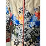Victoria's Secret  Floral Satin Pajama Top Women's Medium Long Sleeve Button Up Photo 2