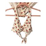 Kate Spade New York “Cherry Toss” Bikini Set – Size M – Knotted Halter Top Photo 2
