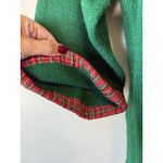 Vintage Cecily Green Wool Blend Plaid Trim Cardigan Jacket Holiday Christmas‎ S Photo 3
