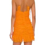 For Love & Lemons Jamie mini dress orange lace size medium Photo 1