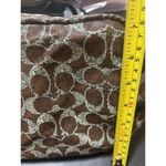 Coach F33504 TAXI ZIP TOP TOTE IN SIGNATURE COATED CANVAS WOMEN BAG BROWN Photo 13