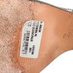 Schutz  Analeah Neutral Snakeskin Leather Knee High Block Heel Boots Size 8.5 Photo 11