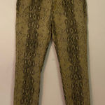 Judy Blue Skinny Fit Snake Print Jeans Brown Green High Rise Women size 11 / 30 Photo 0