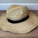 J.Crew 100% Rafia Women's Packable Straw Hat, Size M/L Photo 0