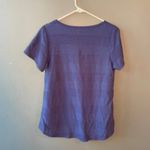 LuLaRoe  Classic T T-Shirt Solid Blue Gray Textured Photo 7