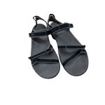 Teva  Womens Verra Shoes Sz 9‎ Gray & Black Strappy Sport Hiking Sandals Adventur Photo 2