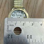 Precision by Gruen Ladies Watch White Dial Gold Tone Stainless Stretch Bracelet Photo 6