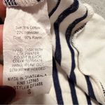 Altar'd State Women’s Small Navy and White Striped Tee Short Sleeve Photo 2