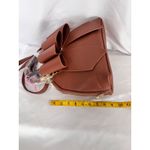Crocci Bow Satchel Crossbody Bag Braided Handle‎ Designer Purse Brown Photo 10