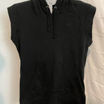 Nike  Vintage Y2K Sleeveless‎ Hooded Sweatshirt Black Workout Size M Photo 0