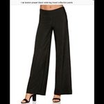 New. Wide leg travel pants. NWOT Black Size 6 Photo 3