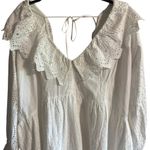 Top Shop White Cotton Dress Size 12 Photo 14