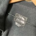 The North Face  Black Fleece Zip Jacket Blue Logo Womens Size Small Photo 3