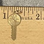 RARE Vintage 14K Yellow Gold Las Vegas Key Charm Pendant 1” Photo 4