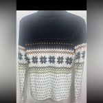Maurice's Mockneck Fair Isle Mixer Tee Sweater. size Small Photo 1