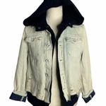 Urban Outfitters Destroyed Denim Hoodie Jacket 20P Photo 2