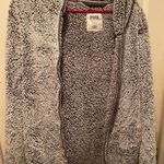 Victoria's Secret PINK Cozy Gray Sherpa Jacket M/L Photo 0