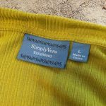 Vera Wang SimplyVera Women's Ribbed Button Front Chiffon Cardigan - Size L Photo 3