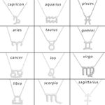 🆕Scorpio Zodiac Astrology Pendant Necklace Silver Photo 2