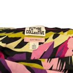 Future Collective x Alani Noelle Tropical Print Halter Crop Top L Black Size L Photo 10