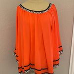 Vava by Joy Han Orange 3/4 Sleeve Top Photo 0