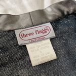 Vintage 1980s 1990s Glitzy Silver Pullover Long Duster Cardigan Disco Top Small Photo 3