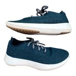 Allbirds ‎ Wool Runners Women's Size 8 Walking Sneakers Teal Blue Comfort Shoes Photo 4
