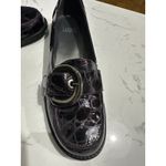 Stuart Weitzman Women Deep Purple Alligator Patent Leather Loafer, Size 7, NWOT Photo 6