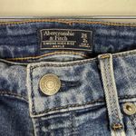 Abercrombie & Fitch Simone High Rise Ankle Jeans Raw Hem Size 26 2S SHORT EUC Photo 4